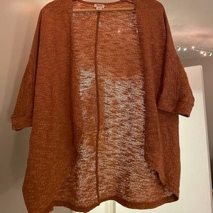 Burnt orange cardigan